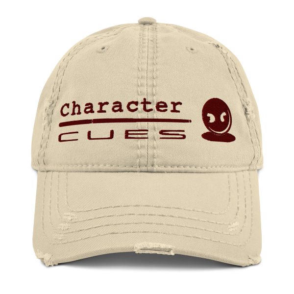 Distressed Dad Hat | CC logo maroon